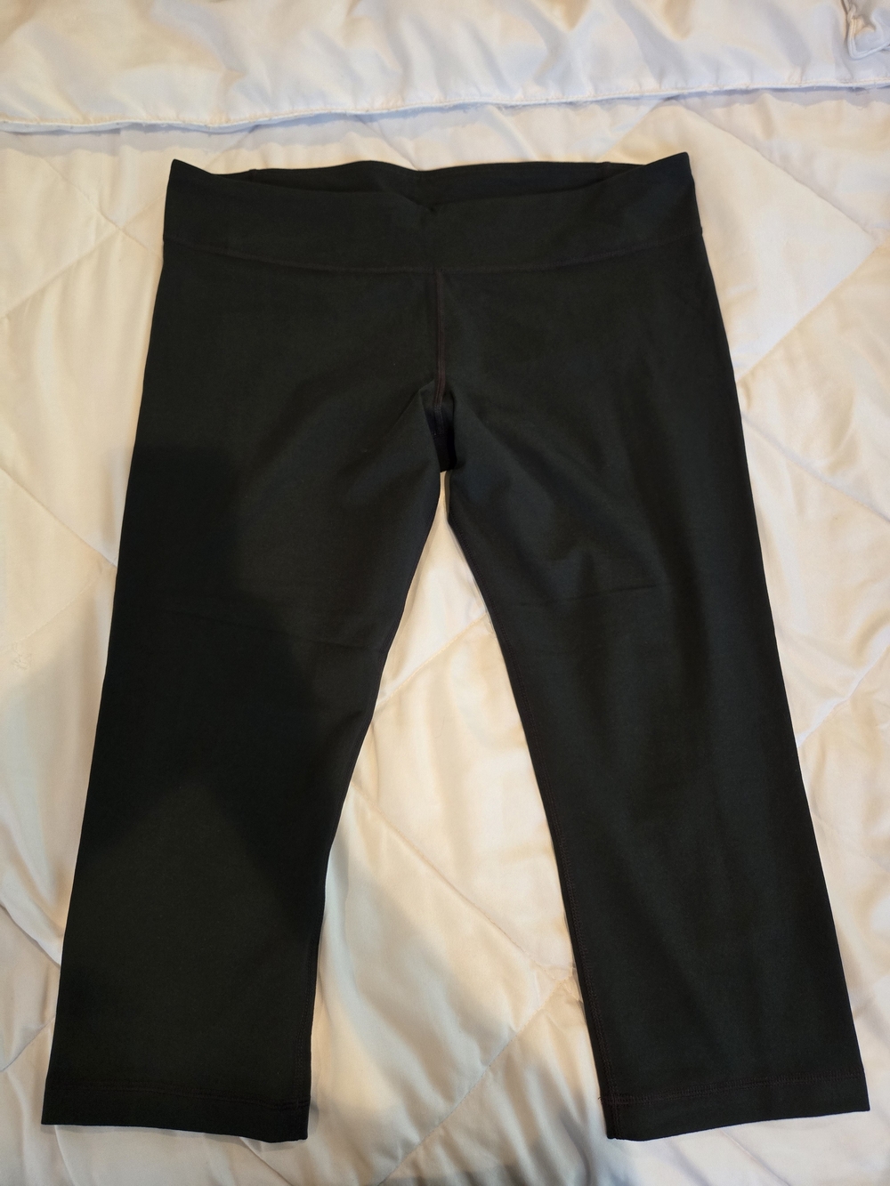 Kids Black Active Crop Leggings